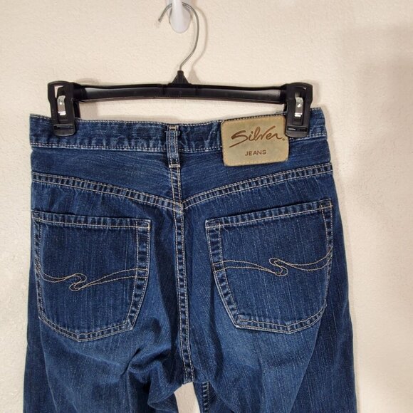 VTG Silver Jeans Co. womens Denim Straight Leg Jeans 29/34 Made In Canada Y2K - Picture 8 of 16